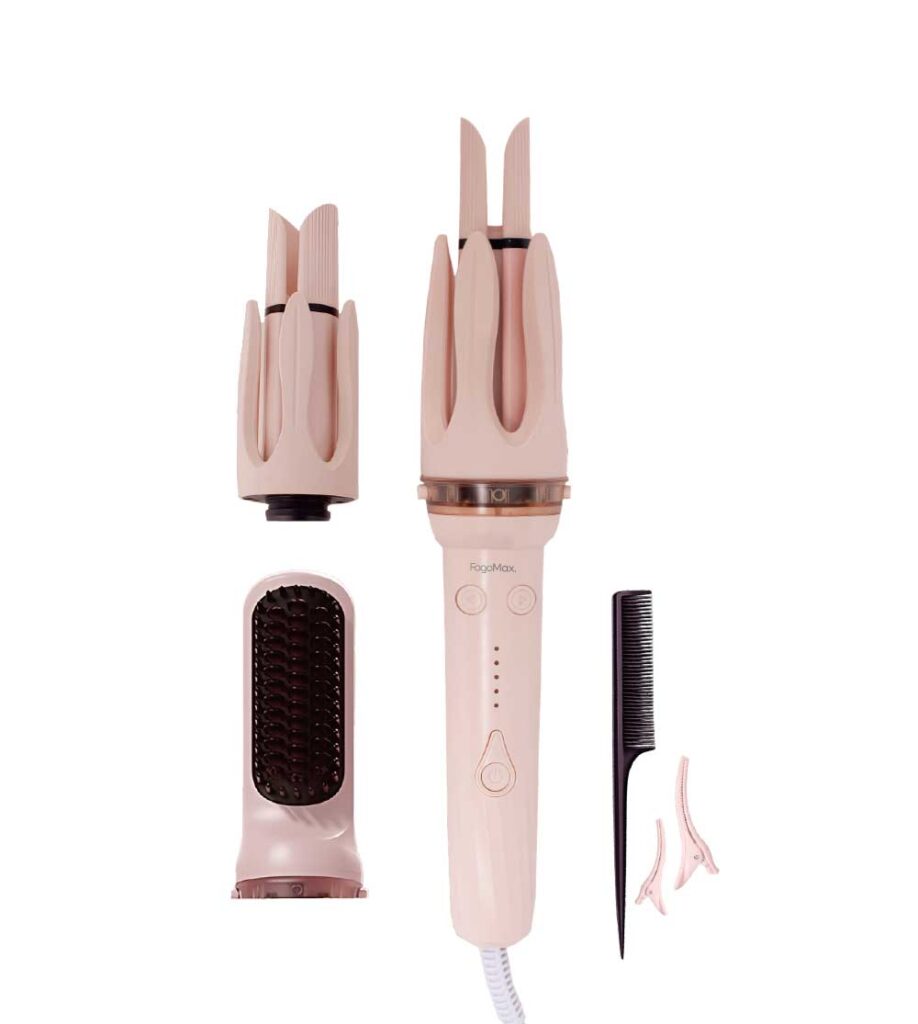 Kit Modelador Automático 4 em 1 Rosa e Roxo